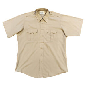 WOOLRICH cream vintage button-Up shirt
